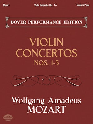 Violin Concertos Nos. 1-5 – Dover Publications