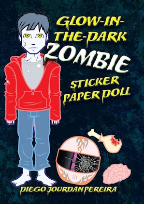 Glow-in-the-Dark Zombie Sticker Paper Doll