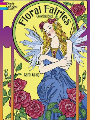 Floral Fairies Coloring Book