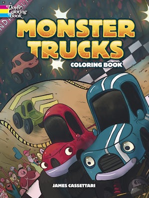 Monster Trucks Coloring Book