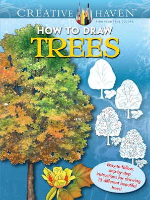 Creative Haven How to Draw Trees Coloring Book