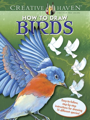 Creative Haven How to Draw Birds Coloring Book