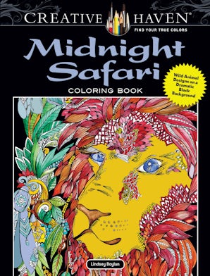 Creative Haven Midnight Safari Coloring Book