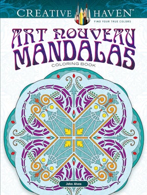 Creative Haven Art Nouveau Mandalas Coloring Book