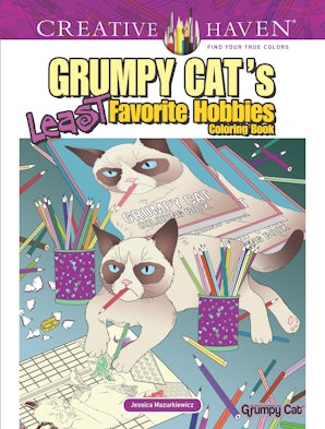 Creative Haven Grumpy Cat's Least Favorite Hobbies Coloring Book