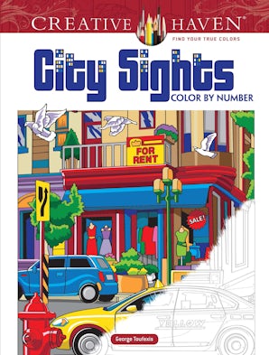 Creative Haven City Sights Color By Number – Dover Publications