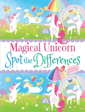 Magical Unicorn Spot the Differences – Dover Publications