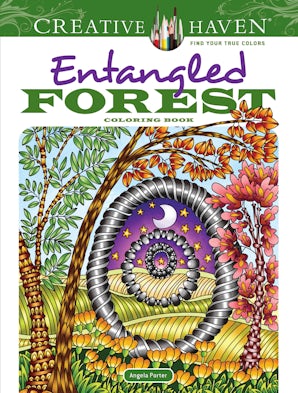 Creative Haven Entangled Forest Coloring Book