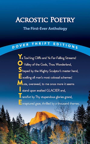 ◆タチカワ◆バーチカル◆W420×H193◆O-2512BL5◆ Acrostic Poetry: The First-Ever Anthology – Dover Publications
